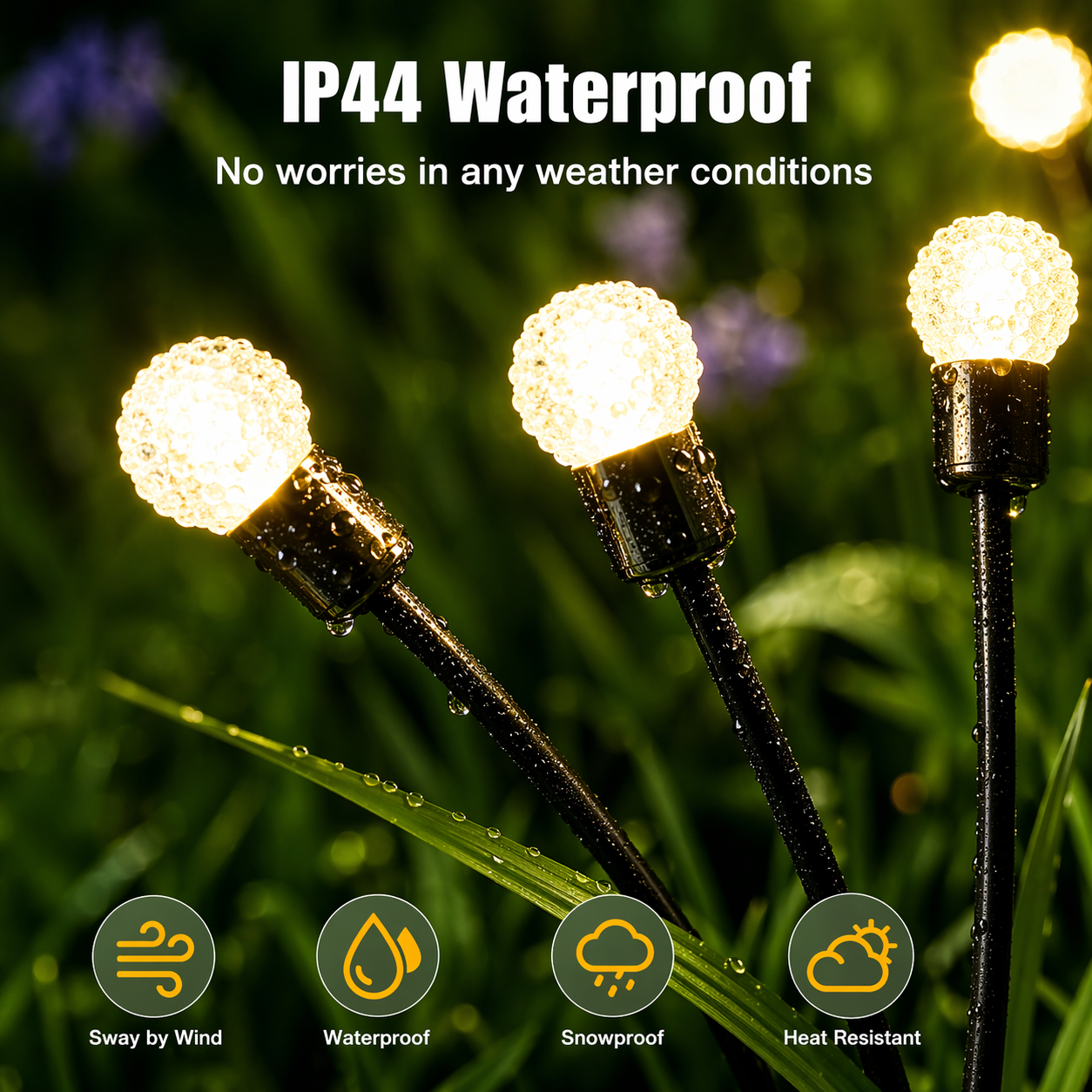 Solar Firefly Garden Lights