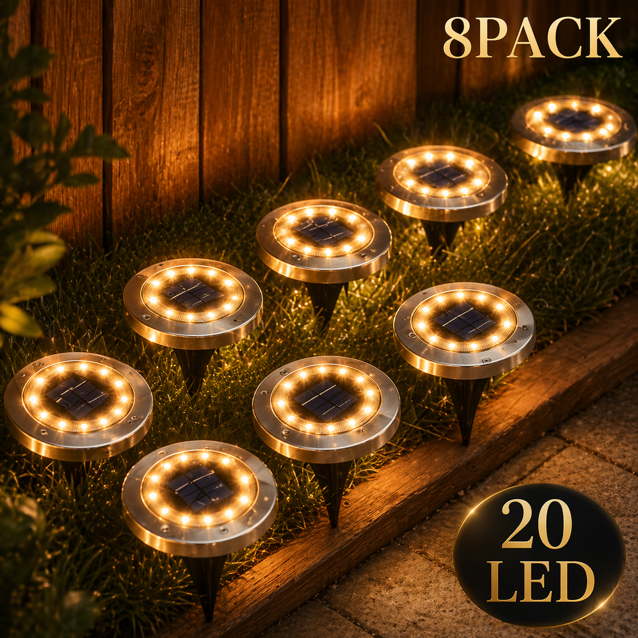 Solar Path Disk Lights